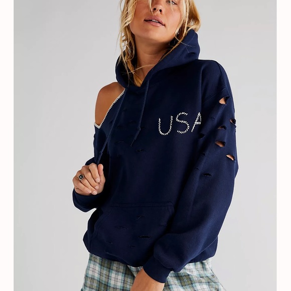 Tricia Fix Tops - Free People x Tricia Fix zip hoodie NWOT